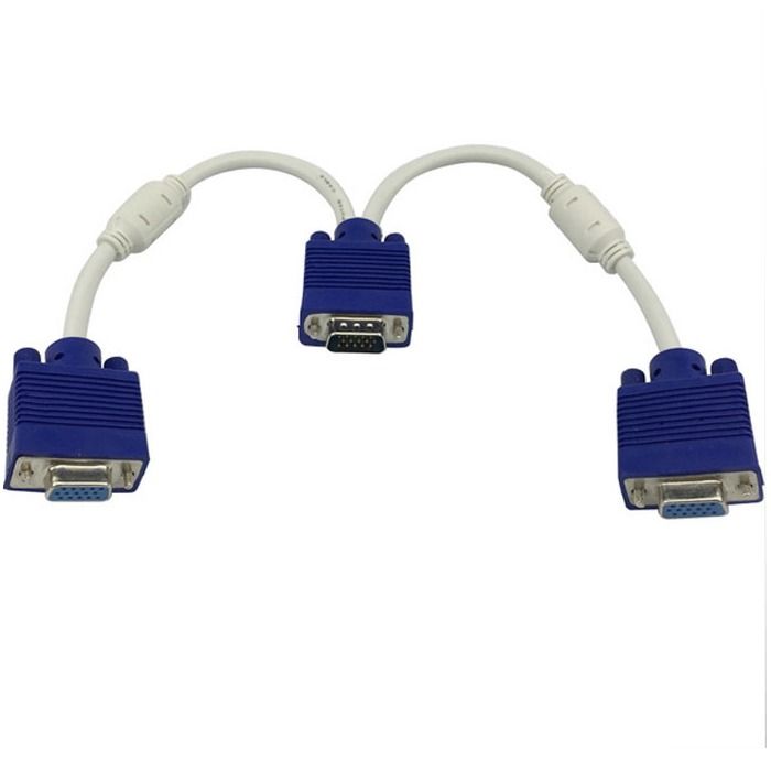 2B (CV733) Vga Y Splitter Cable Male To 