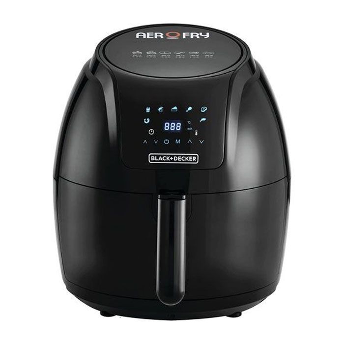 BLACK DECKER XL Digital Air Fryer 1800W AF625 B5 Black 2B Egypt