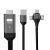 Devia Storm Series Cable Type-C/Micro/Lightning /HD-MI/USB 4K/60Hz - 2M - Black
