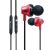L'AVVENTO (HP08R) Metal Earphone with Microphone - Red