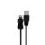 L'AVVENTO (MX14B) Cable iPhone From Lightning to USB - 1M - Black